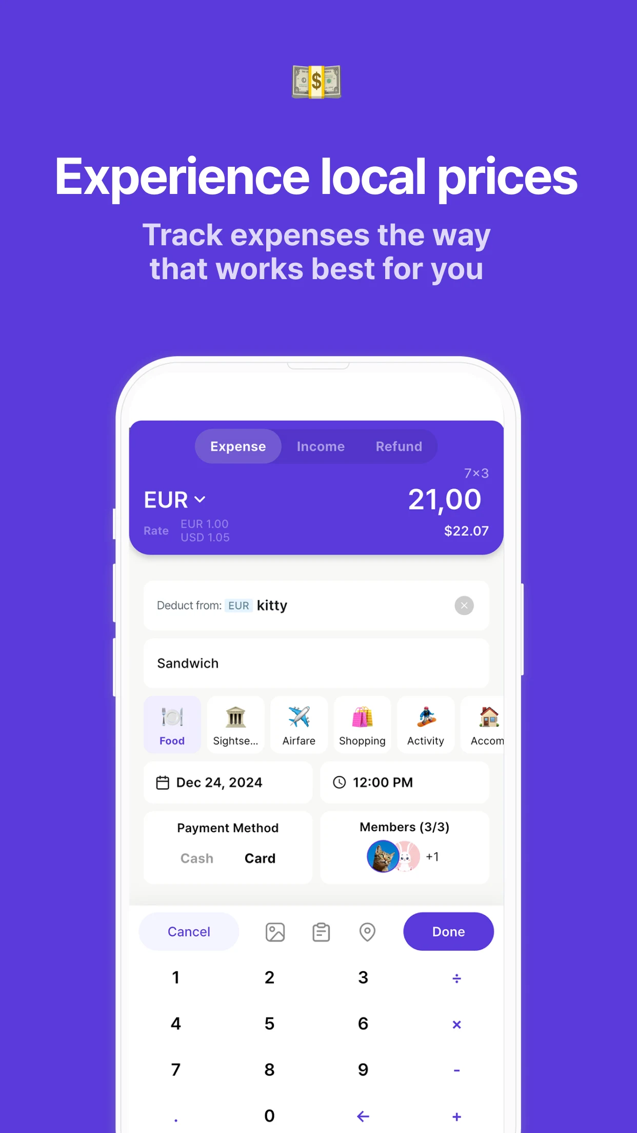 Trabee Pocket : Travel Expense screenshot